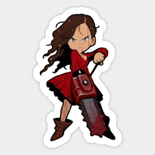 chainsaw girl Sticker